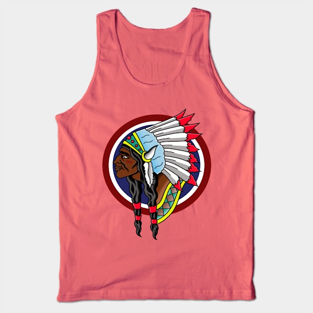 NATIVE CHIEF Tank Top by art_of_josh